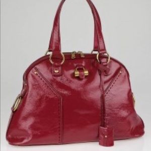 Authentic YSL Muse bag in Plum